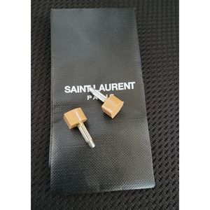 Saint Laurent Tan REPLACEMENT HEEL caps tip